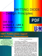 Light Emitting Diode - Design Principles: EBB 424E