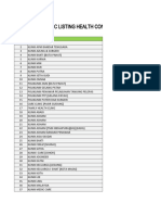 Panel Clinic Listing SDN BHD 20082015