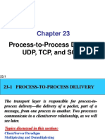 Process To Process Delivery, UDP, TCP, SCTP