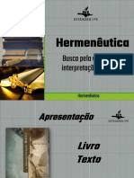 Hermenêutica - Aula 1