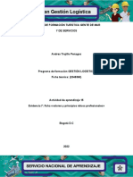 Actividad de Aprendizaje 15evidencia - 7 - Ficha - Valores - y - Principios - Eticos - Profesionales