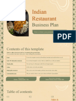 Indian Restaurant Business Plan by Slidesgo