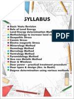 Syllabus Vastu