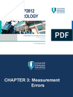 Chapter 3 Measurement Errors