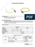 DTC Cable Pigtail Fiber Optic