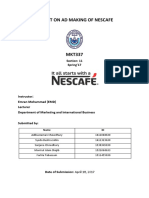 Nescafe Ad Report