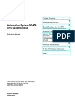 S7-400 Specification