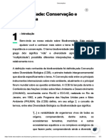 Biodiversidade - Conservação e Importância