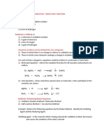 Oxidation Reduction Reactions