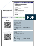 Maklumat Vaksinasi: Vaccination Details