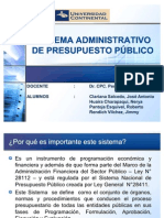 Sistema Administrativo de Presupuesto Público