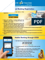 Internet Banking and Mobile Banking Through Ussd Poster