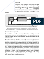 Lecture No. 8 Systems Approach To Management