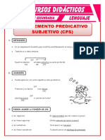 Complemento Predicativo Subjetivo para Quinto de Secundaria