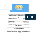 Radio Frequency Scene Analysis For Multiple Transmitter Detection and Identification by