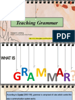 Teaching Grammar