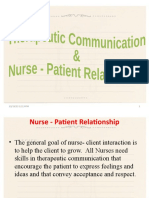 Nurse Patient Relationship