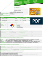 Hoja MSDS - Sacagrasa 