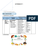 3° Grado - Actividad Del 07 de Noviembre