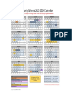 2023-2024 WCS Block Calendar