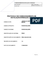 Modelo - Protocolo Comisisonamento