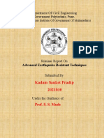 Advanced Earthquake Resistant Techniques - Seminar111