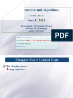 Chapter 4 - Linked Lists