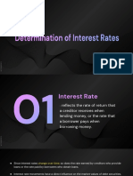 Determination of Interest Rates