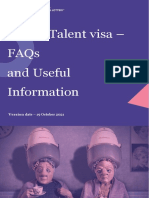 Global Talent FAQs and Other Useful Information