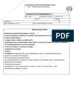 AVALIAÇÃO DE ESTUDOS INDEPENDENTES 7º Ano