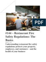 28 Restaurant Fire Safety Regulations