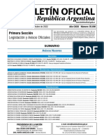 Boletin Oficial 31 de Octubre de 2022