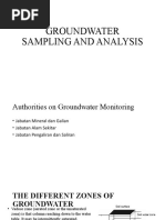 3.1 Groundwater Sampling and Analysis