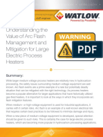 Understanding The Value of Arc Flash Management and Mitigation For Large Electric Process Heaters