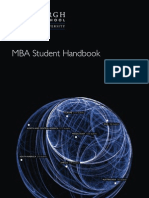 Mba Student Handbook en