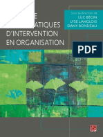 Luc Bégin, Lyse Langlois, Dany Rondeau (Dir.) - L'éthique Et Les Pratiques D'intervention en Organisation-Presses de L'université Laval (2015)