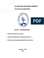 Caso 06 - Antibiograma