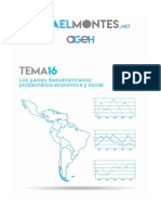 Tema 16. Los Países Iberoamericanos-Problemática Económica y Social