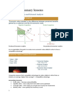 Strategy Summary Lessons