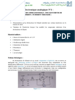 TP Electronique Analogique N3