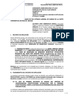 Apelación de La Sentencia Contenida en La Resolución