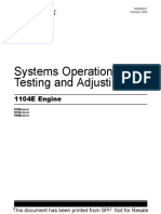 1104C-E44 System Operaton Testing Adjusting 