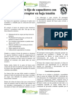 Banco Fijo CAPACITORES Con Interruptor