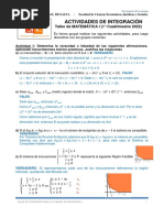 Resolución de Actividades de Integración 2° Parcial