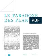 Le Paradoxe Des Plantes