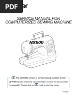 Service Manual Brother nx600