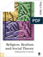 Religion, Realism and Social Theory - Making Sense of Society (Published in Association With Theory, Culture & Society) (PDFDrive)