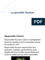 Responsible Tourism