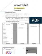 For Creators How To Earn Money at TikTok