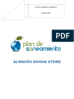 Plan de Saneamiento Basico Donna Store